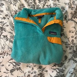 Vintage Patagonia re tool snap t fleece pullover